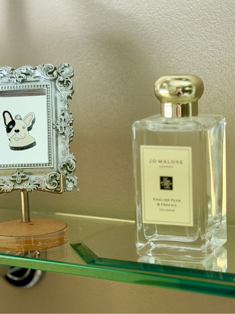 Silver Framed French Bulldog Mini Art | Easel & Magnets Included - Picture 8 of 9
